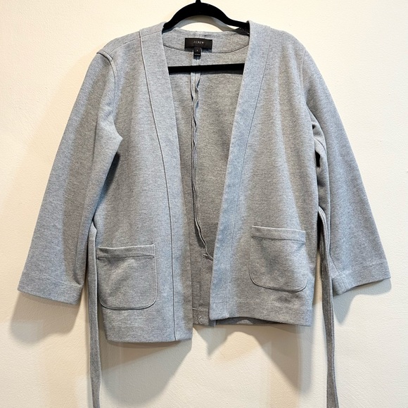 J. Crew Open Front Heather Gray Oversized
Cardigan Small - Picture 1 of 6
